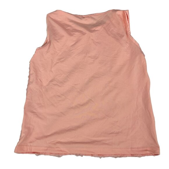 Girls Sleeveless Floral Textured Top & Shorts Set Size 6 - Picture 3 of 8